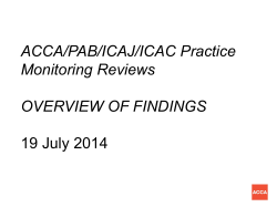 NFA/PAB (Jamaica) Presentation July 14