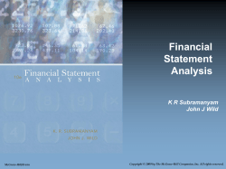 CHAPTER Analyzing Operating Activities