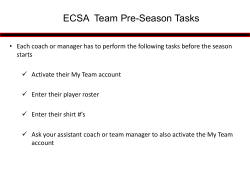 Team Official Activation