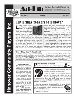 Hanover Community Players, Inc.