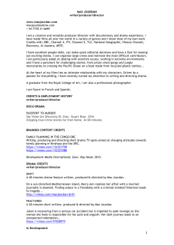 Producer/D... - Production Base