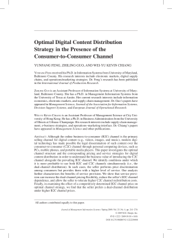 Optimal Digital Content Distribution Strategy in the Presence of the