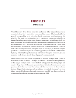 Principles by Ray Dalio