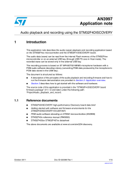 Audio playback and recording using the