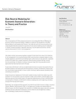 Risk Neutral Modeling for Economic Scenario Generation