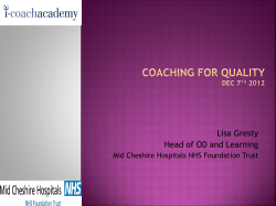 Lisa Gresty- Coaching for Quality