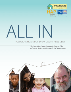 In Toward a Home for Every County Resident