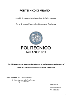 2.3 Public procurement purchasing process - POLITesi