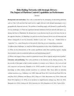Ride-Hailing Networks with Strategic Drivers: The Impact of Platform