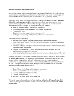 Maximize Millennials special