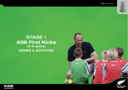 STAGE 1 ASB First Kicks