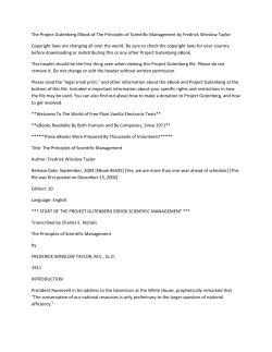 The Project Gutenberg EBook of The Principles of Scientific