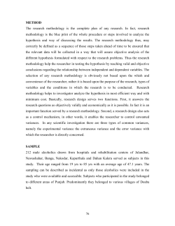 METHOD The research methodology is the complete plan of any