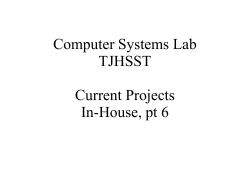 CS 363 Comparative Programming Languages