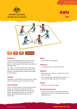 Dabi - Australian Sports Commission