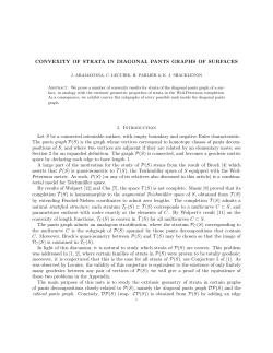 CONVEXITY OF STRATA IN DIAGONAL PANTS GRAPHS OF