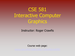 Interactive Computer Graphics, A Top-Down Approach