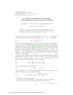ON EXPLICIT PROBABILITY DENSITIES ASSOCIATED WITH FUSS