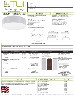 silhouette round led