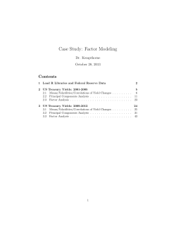 Case Study 7: Factor Modeling of US Treasury Yields