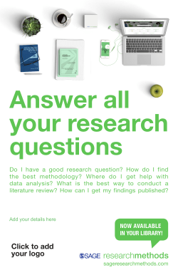 Click to add your logo - SAGE Research Methods