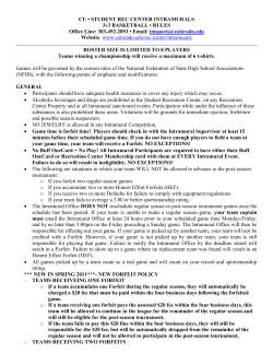3v3 Basketball Rules