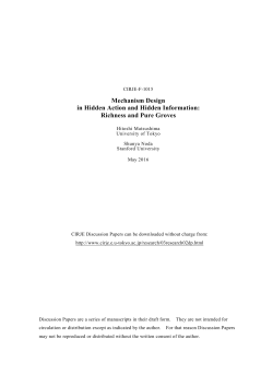 Mechanism Design in Hidden Action and Hidden Information