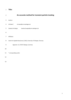 Accurate method for transient particle tracking simulations