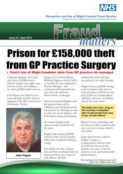 Hampshire and Isle of Wight Counter Fraud Service Court