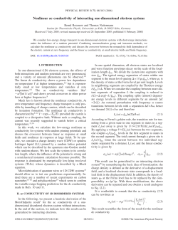 Nonlinear ac conductivity of interacting one