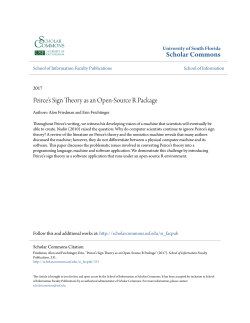 Peirce`s Sign Theory as an Open-Source R Package