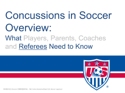 Concussions in Soccer (Referee) - SDI