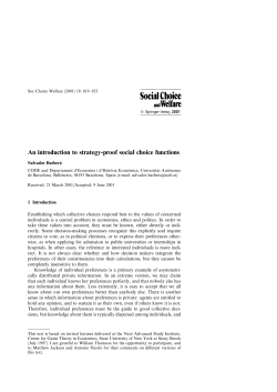 An introduction to strategy-proof social choice functions