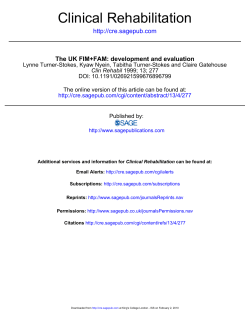 The UK FIM+FAM - King`s College London