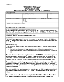 modification of standards