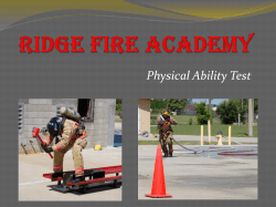 Physical Ability Test Evolutions