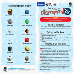 Object of the Game Setting up the Game What to do