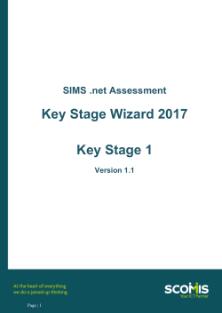 Key Stage 1 for 2017