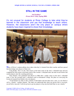 still in the game - Rivier University