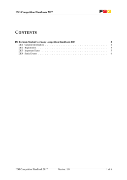 fsg Competition Handbook 2017