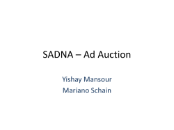 SADNA * Ad Auction