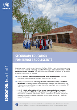 EDUCATION: Issue Brief 6