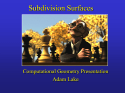 Introduction to Subdivision Surfaces