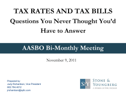 increase in the district tax rate