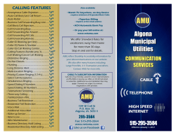 Algona Municipal Utilities Algona Municipal Utilities