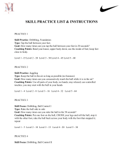 Player Skill Practice List