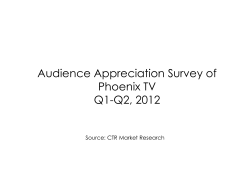 Channel Selectivity Scale - Phoenix Global Advertising Sales Website