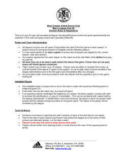 men`s league over 40 division rules