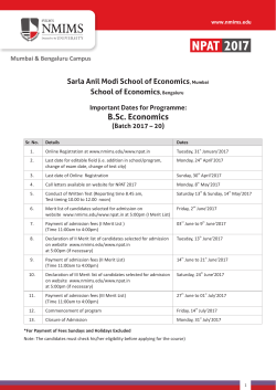B.Sc. Economics