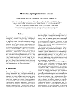 Model checking the probabilistic &pi;-calculus
